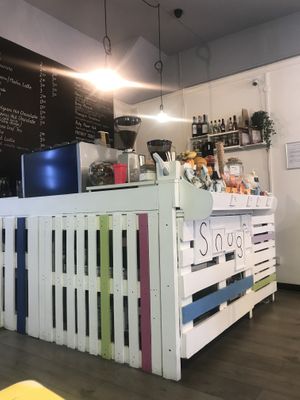 Til area  at Snug Art Cafe in North London