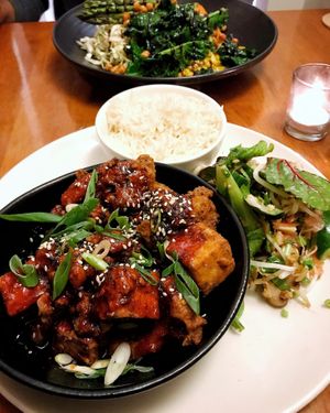 Crispy tofu & cauliflower at Wild Rocket in Montville