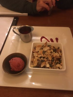 Vegan crumble  at Wild Rocket in Montville