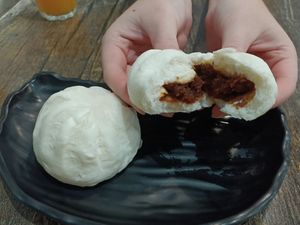 BBQ Buns at West End Vegan Restaurant in West End