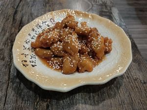 Honey Chicken at West End Vegan Restaurant in West End