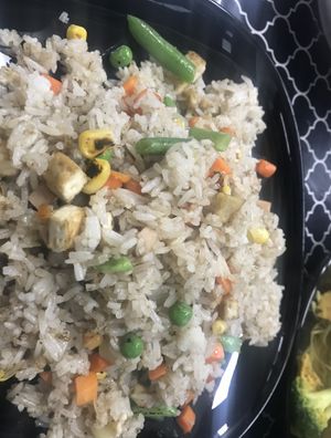 Fried rice  at West End Vegan Restaurant in West End