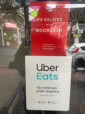 Ordering available via food delivery services. at West End Vegan Restaurant in West End