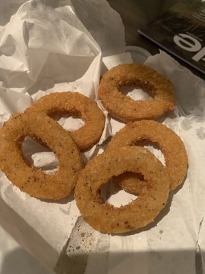   Vegan calamari. Not bad    at West End Vegan Restaurant in West End