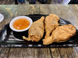 Drumsticks: sooo good! at West End Vegan Restaurant in West End