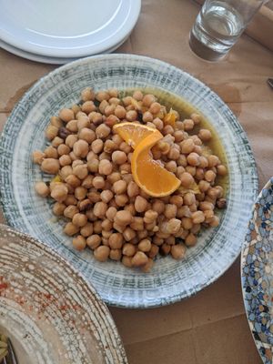 Chickpeas with Orange 🍊 at Maistros in Lefkada