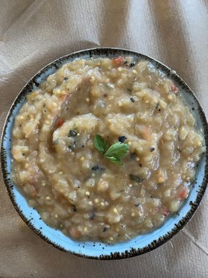 eggplant dip  at Maistros in Lefkada