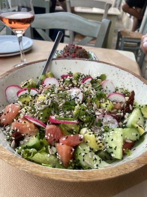 Vegan Maistros salad   at Maistros in Lefkada
