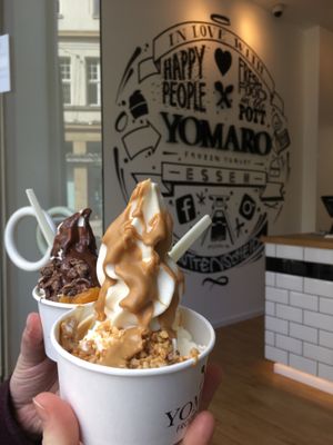 Soy Frojo with peanut sauce  at YOMARO in Essen