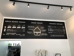 Menu at YOMARO in Essen