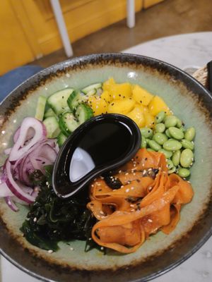 Poke bowl at Mango Vegan Street Food - Zelazna in Warsaw