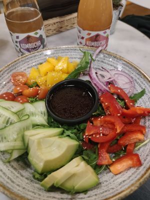 Mango salad at Mango Vegan Street Food - Zelazna in Warsaw