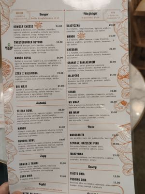 Salads and soups at Mango Vegan Street Food - Zelazna in Warsaw