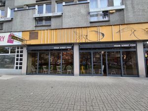 Outside at Mango Vegan Street Food - Zelazna in Warsaw