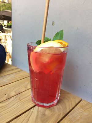 lemonade at Mango Vegan Street Food - Zelazna in Warsaw