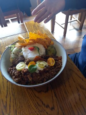 Chilli non carne at Wildwood Café in Carlingford