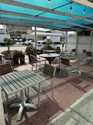 Outdoor Seating   at India Sweets and Spices in Culver City