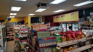 Inside at India Sweets and Spices in Culver City