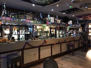 The bar area  at Head of Steam in Durham