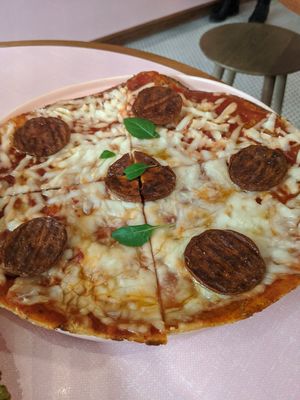 Pizza with chorizo at Humble in South West London