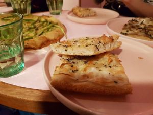 Focaccia slice at Humble in South West London