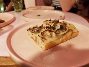 Focaccia slice at Humble in South West London