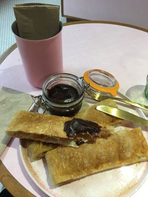 Vegan Nutella focaccia at Humble in South West London