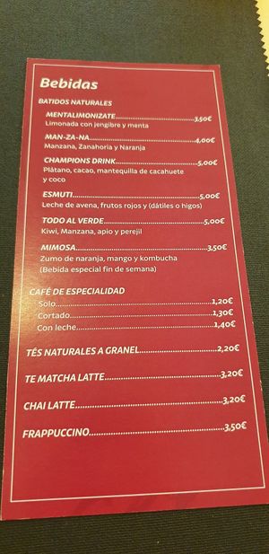 Morning Menu 2 at Uh Mami in Zaragoza