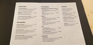 Menu 1 at Uh Mami in Zaragoza