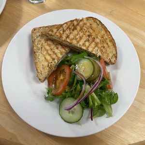 Mozarella toastie at Allison's Eatery in Bury St Edmunds
