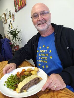Vegan Wellington & Veg at Allison's Eatery in Bury St Edmunds