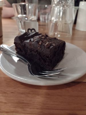 Brownie at Little Lotus Cafe in Hobart