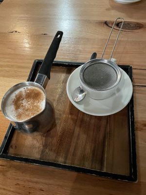 Oat Milk Chai  at Little Lotus Cafe in Hobart