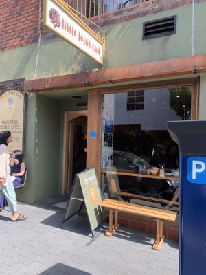 Shop front #Veganuary at Little Lotus Cafe in Hobart