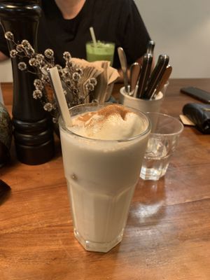 Iced latte #Veganuary at Little Lotus Cafe in Hobart