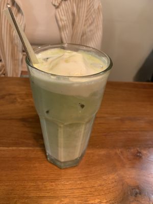 Green smoothie #Veganuary at Little Lotus Cafe in Hobart