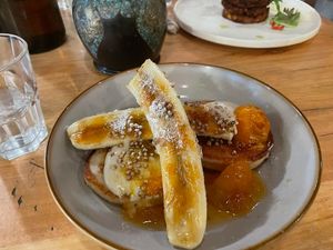 Banana Pancakes at Little Lotus Cafe in Hobart