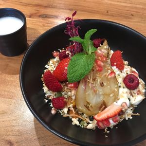 Breakfast! 
Delicious to look at and not only delicious and filling it’s very well balanced nutritionally as well ❤️ at Little Lotus Cafe in Hobart