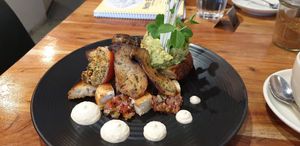 Smashed avo at Little Lotus Cafe in Hobart