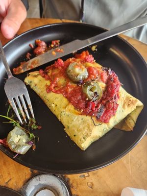 Bland burrito at Hydro Cafe in Twizel