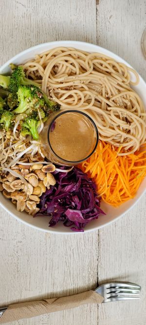 Thai Bowl at Buddha Bowls in Santa Cruz