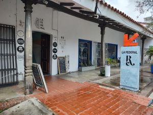 Entrance through "La Federal" at Buddha Bowls in Santa Cruz