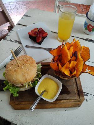 My options at Buddha Bowls in Santa Cruz