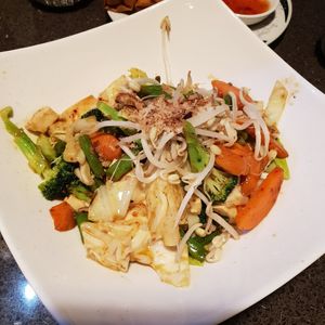 Stir fried tofu & vegetable at Bunga Raya in Merimbula