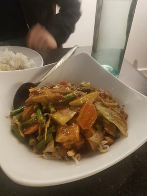 The Red curry at Bunga Raya in Merimbula