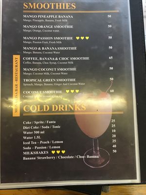 Drinks  at Mona Lisa Bar Restaurant  in Ninh Binh