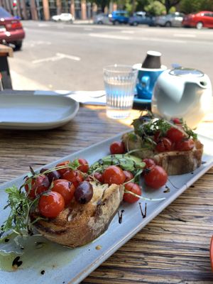 Bruschetta at The Messy Tomato in Adelaide