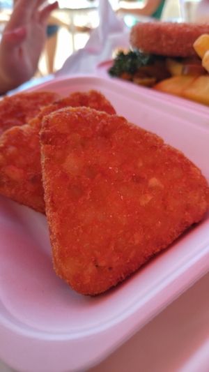 Hash browns at v360 in Brighton