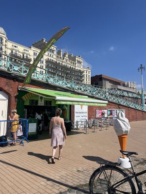 View from outside  at v360 in Brighton