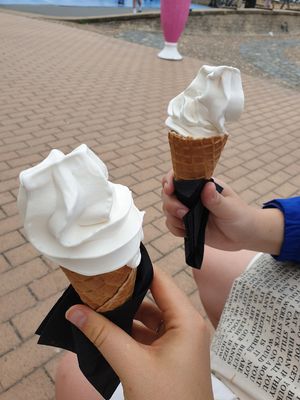 Large soft serve at v360 in Brighton